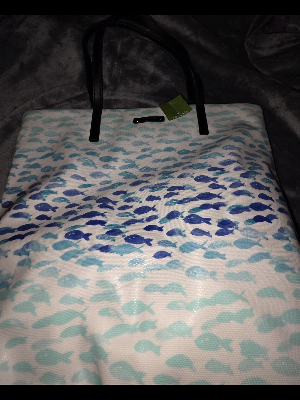Kate Spade "Make A Splash" Plenty of Fish Bon Shopper Tote